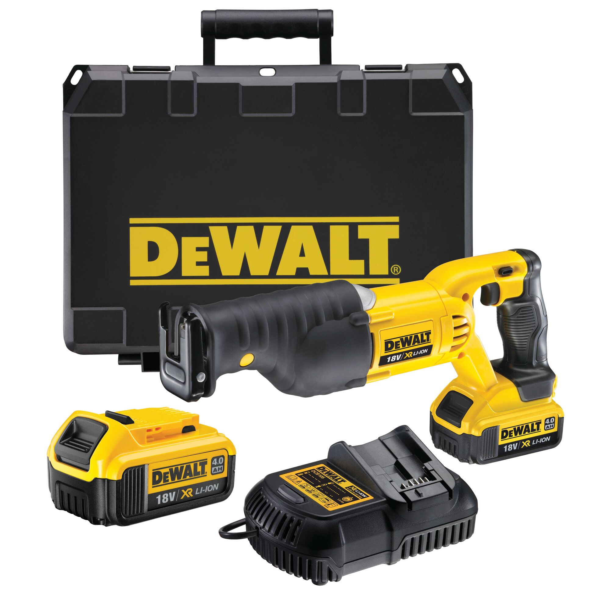 18V Li ion Reciprocating Saw 4.0Ah DEWALT