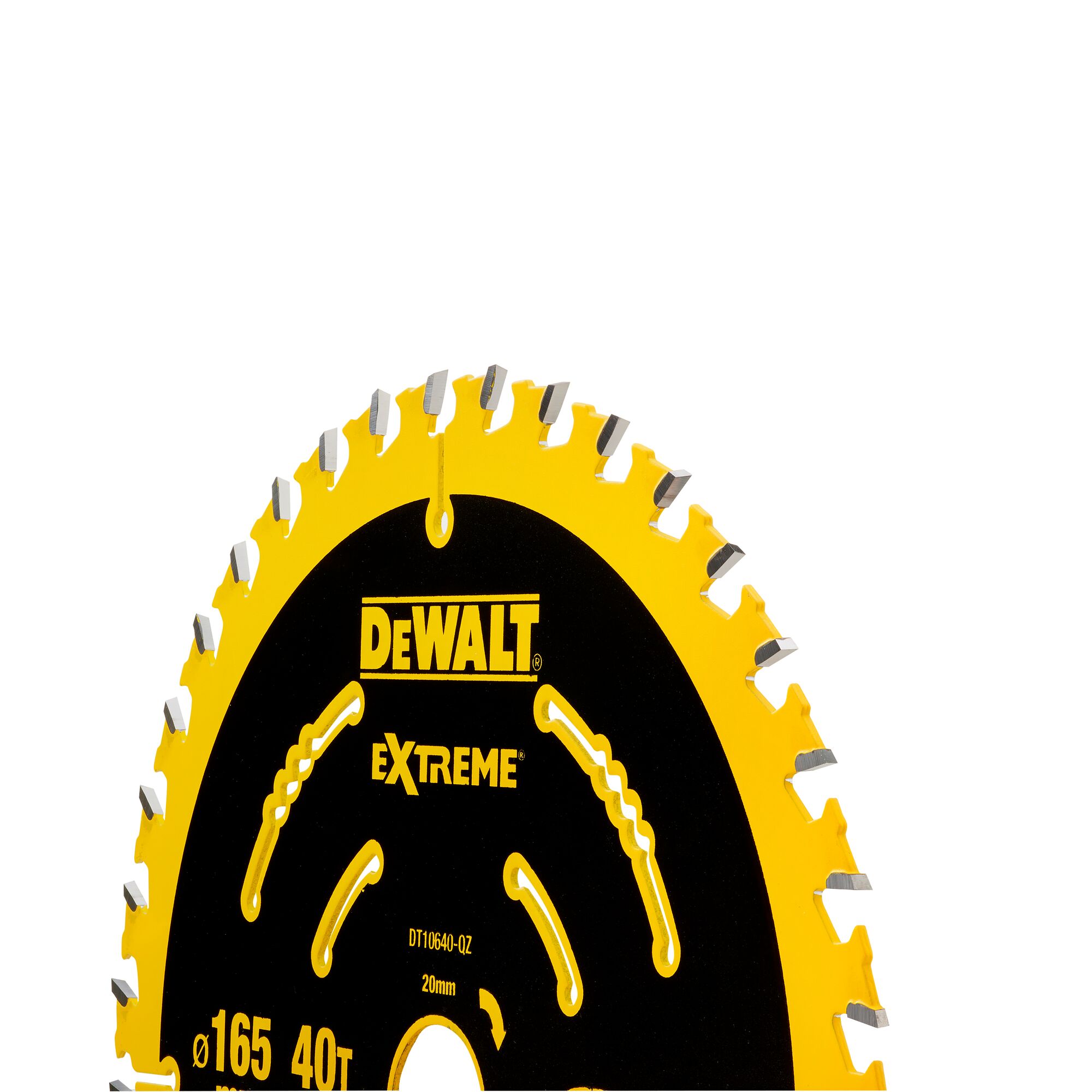 Circular Saw Blade EXT Corded 165 x 20mm 40T DEWALT