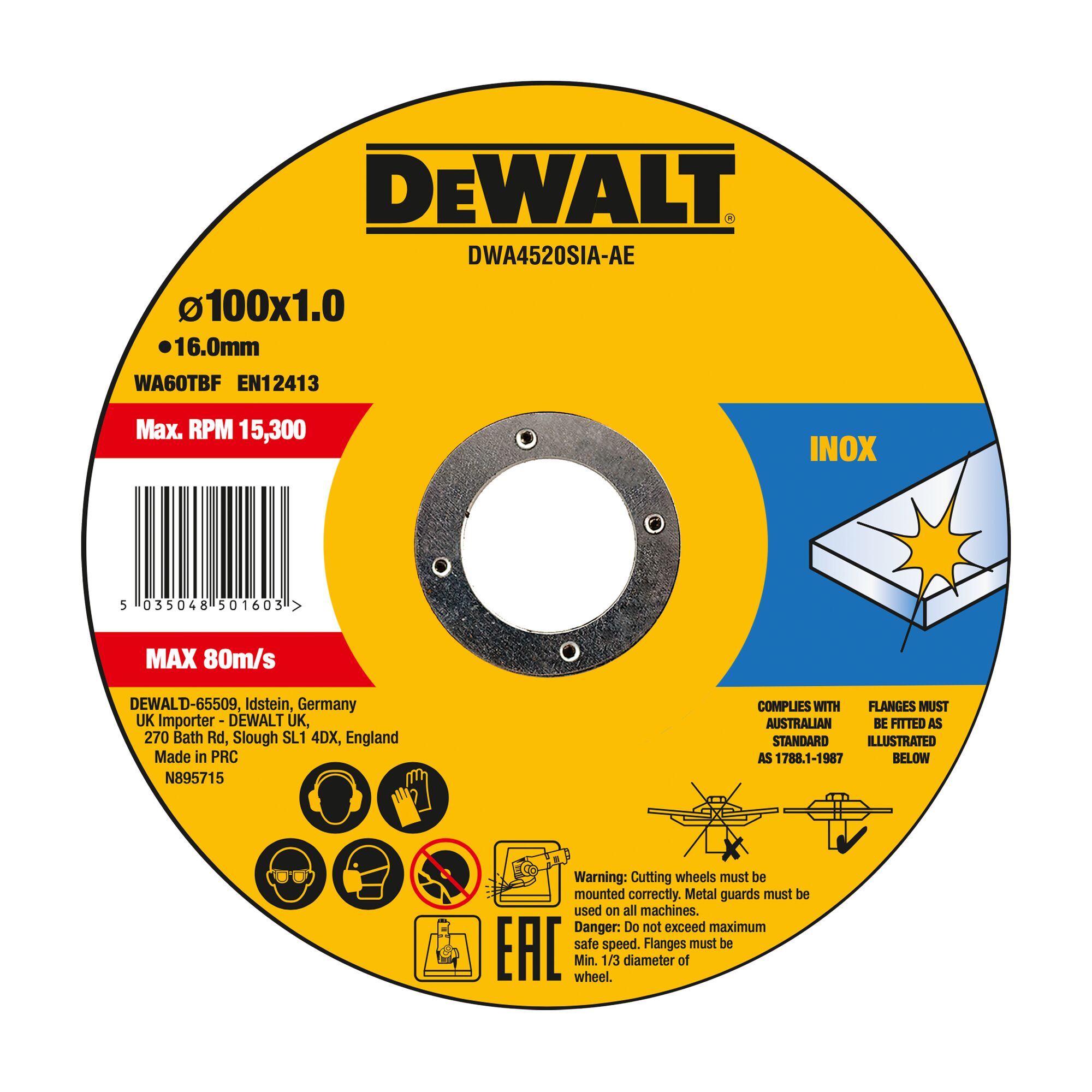 Ss deals cutting wheel